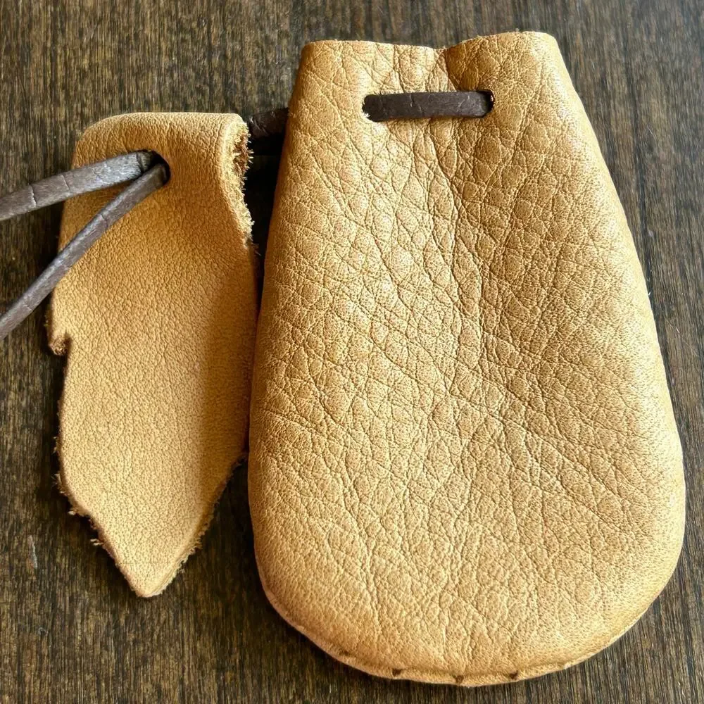 New Traditional Handcrafted Leather Medicine Pouch Renaissance